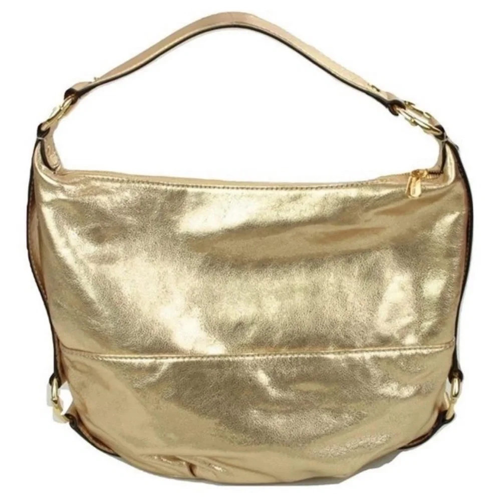Michael Kors Gold Metallic Bag pristine condition